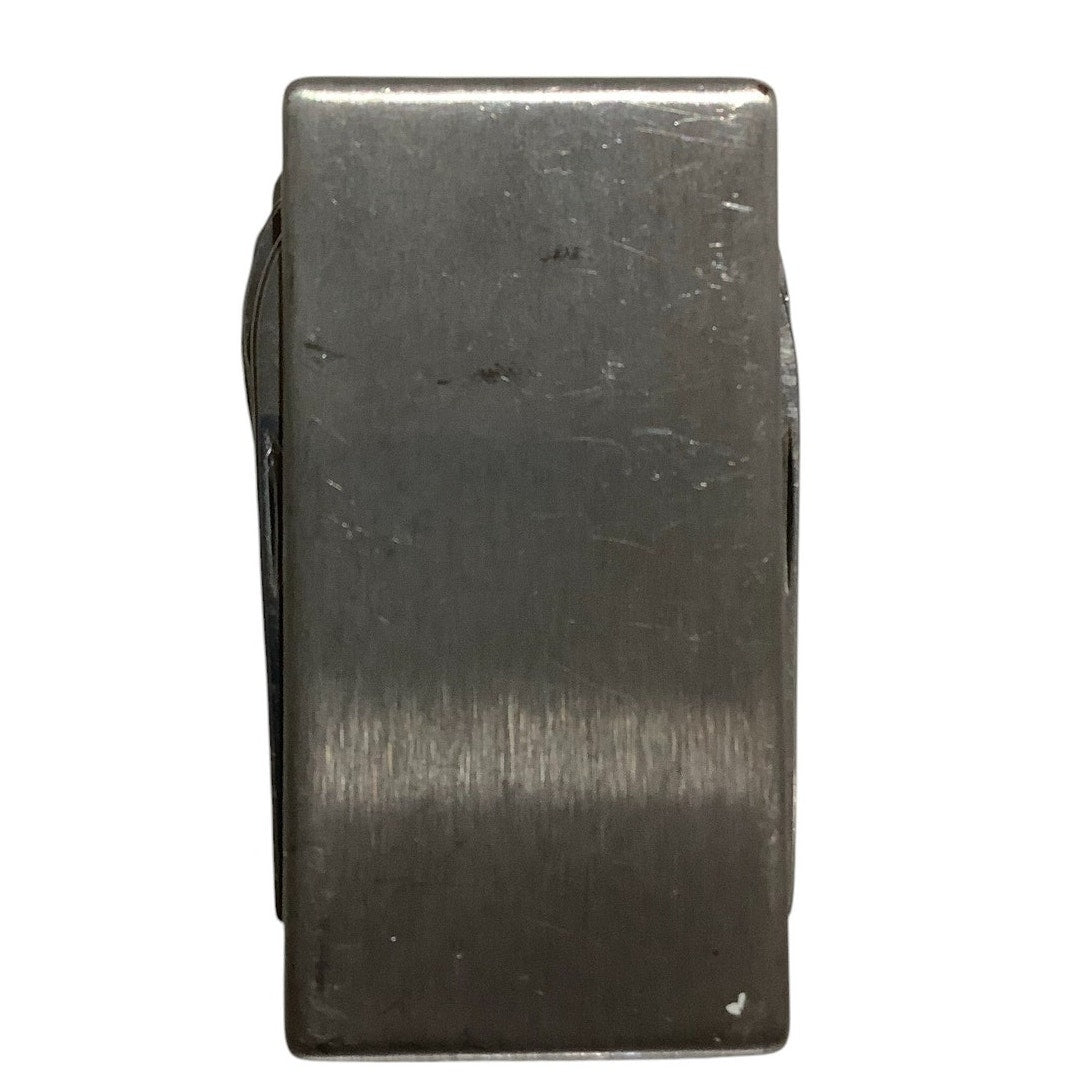 Silver Metal 5 Tool Pocket Utility Tool, Money Clip, Belt Clasp Clip, EUC