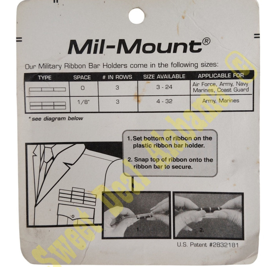 Exchange Select Mil-Mount Ribbon Mount: Fits 14 Ribbons, No Space