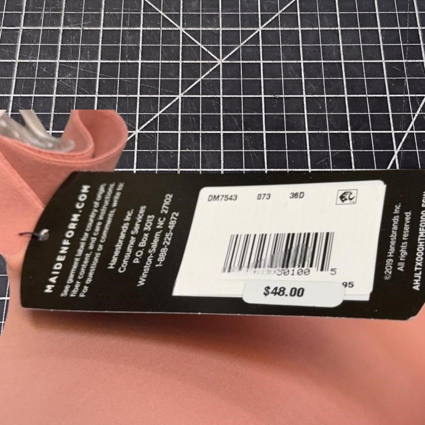 Maidenform One Fabulous Fit 2.0 Tailored Demi Underwire Bra – Misted Rose – 36D