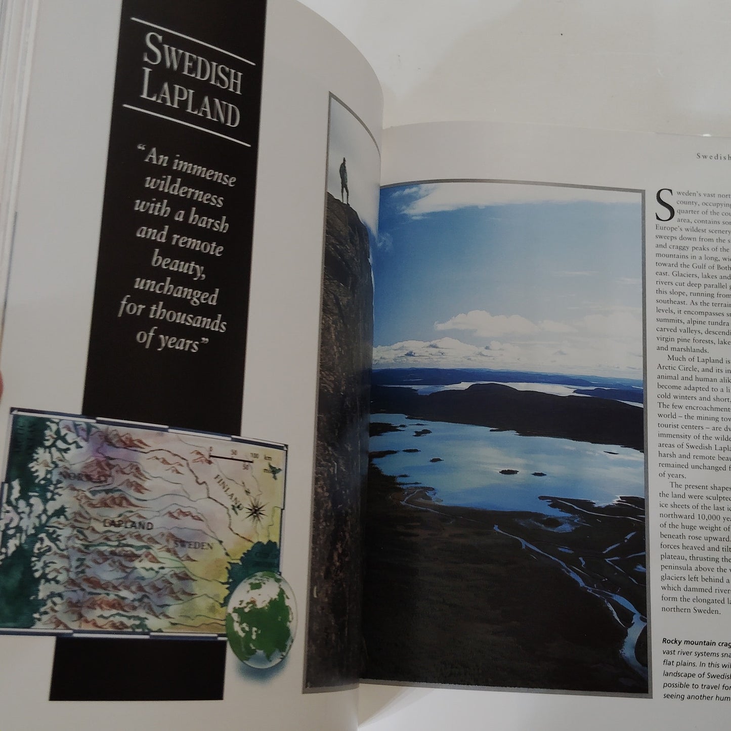 Atlas of Wild Places 1994 Hardcover Nature Photography Book 11.75" x 9.5"