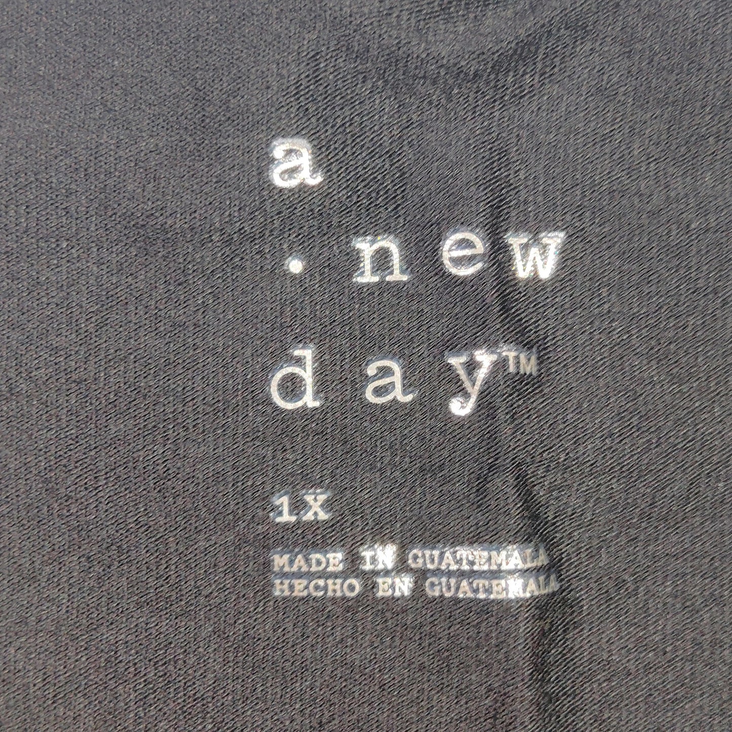 A New Day Women’s Tank Shirt – Black – Size 1XL – Sleeveless – Casual