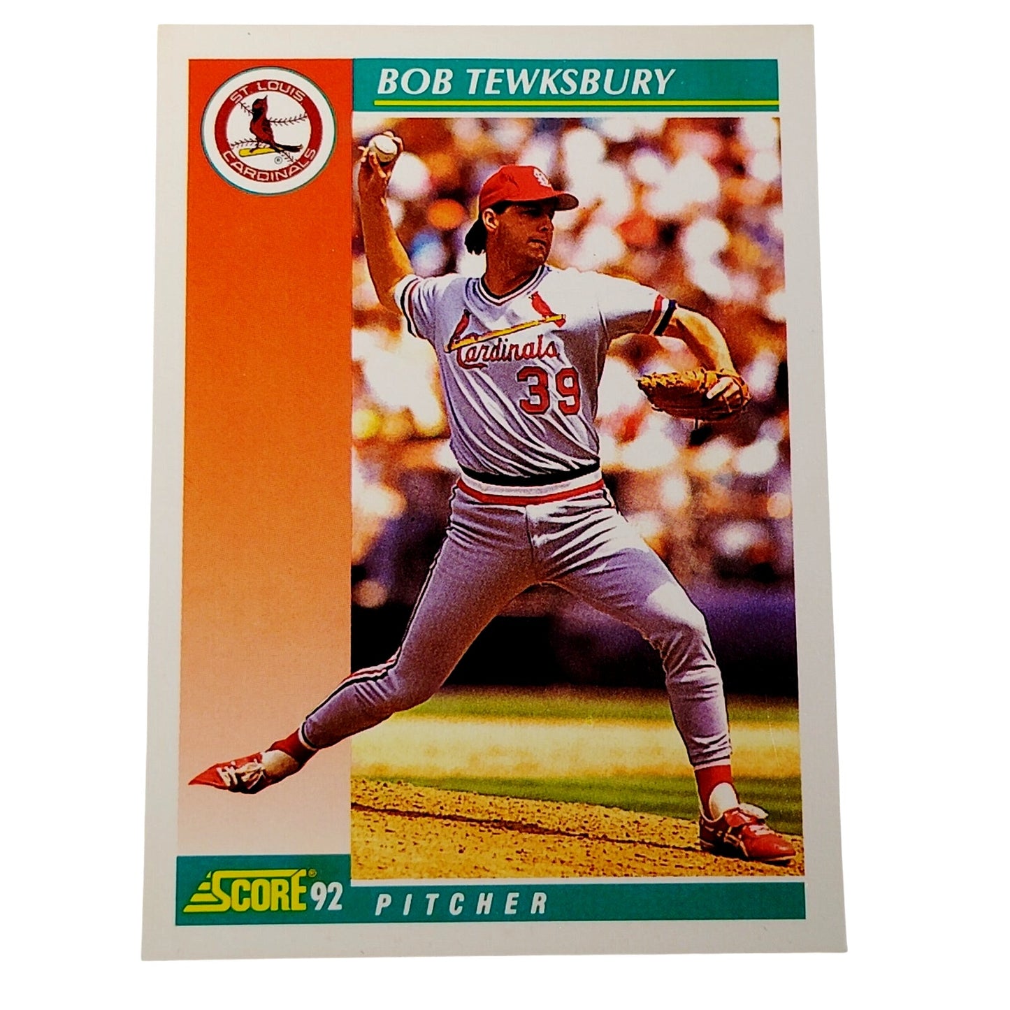 1992 Score Bob Tewksbury #275 St. Louis Cardinals Pitcher 1992 All-Star NM