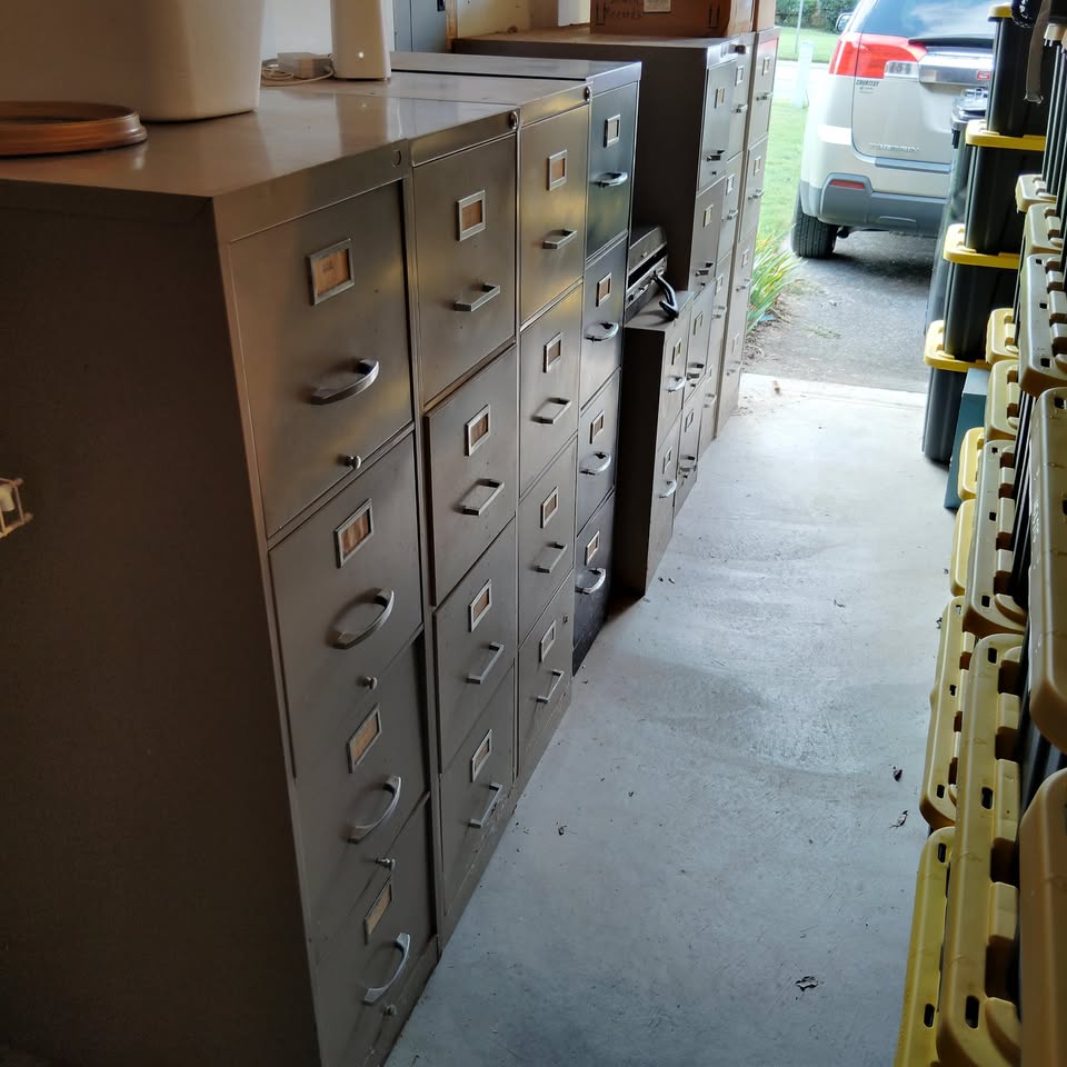 LOCAL PICKUP ONLY - HD Metal 4 Drawer Filing Cabinets Letter Size Deep Drawers