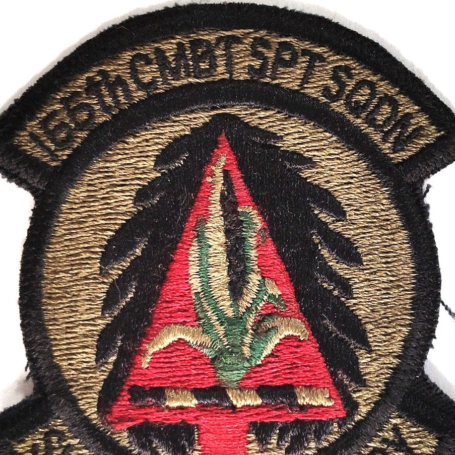 USAF 155th Combat Support Sq Novelty Patch 3‑1/2" × 3" Iron‑On Sew‑On