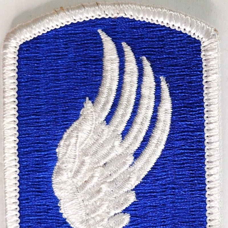 US Army 173rd Airborne Brigade Novelty Patch Full Color 3" × 2" Sew‑On, Embroidered