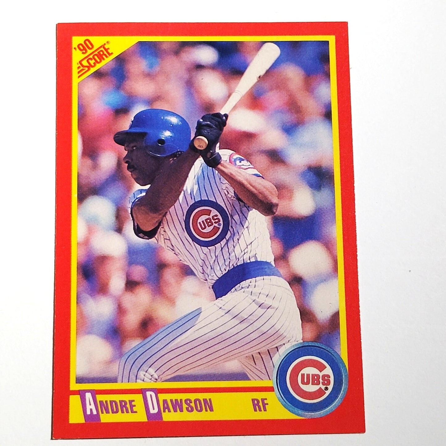 1990 Score Andre Dawson #265 Chicago Cubs Right Fielder Hall of Famer EX