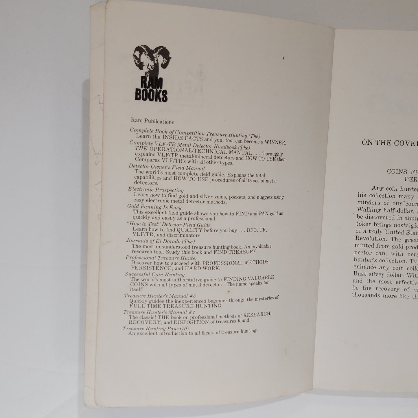 Successful Coin Hunting by Charles L. Garrett – 1979 Printing – 232 Pages