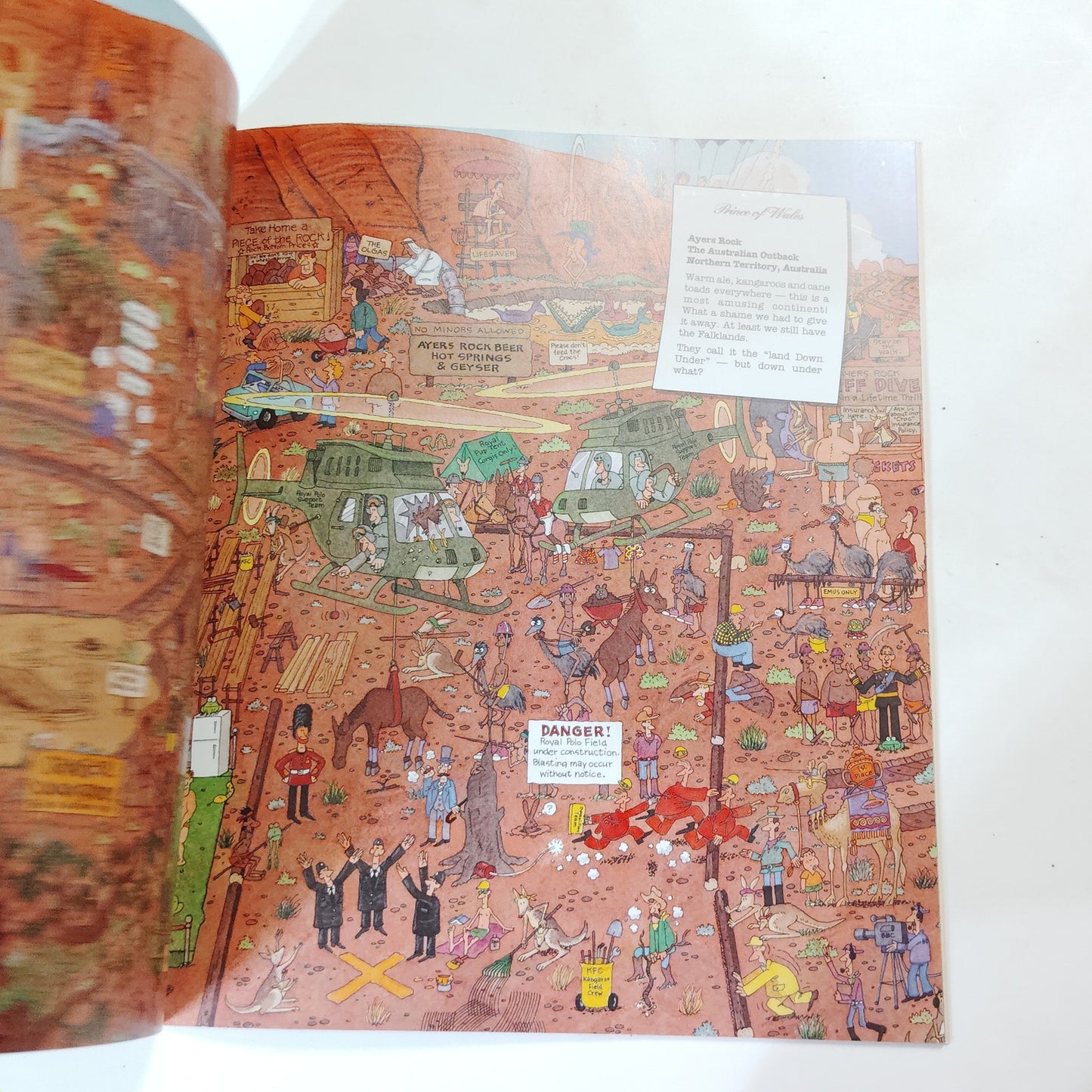 Where’s Charles & Di? 1992 Large Paperback Search Book 12.25" x 10"