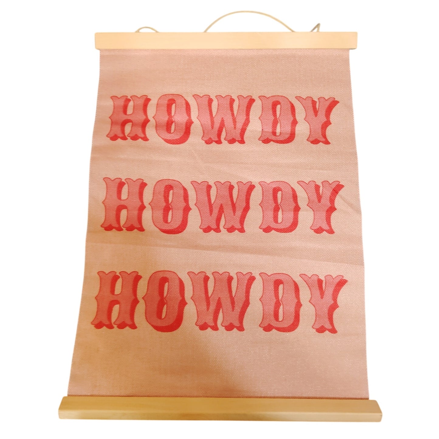 TLESKE  3‑Pack Pink Western Canvas Set 12x16 in Yee Haw Howdy Good Vibes Only