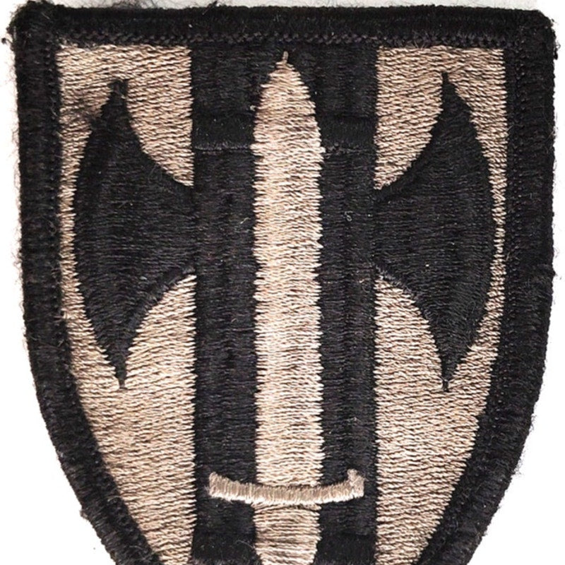 US Army 18th MP Brigade Novelty Patch ACU Subdued 3" × 2" Hook Back, Embroidered
