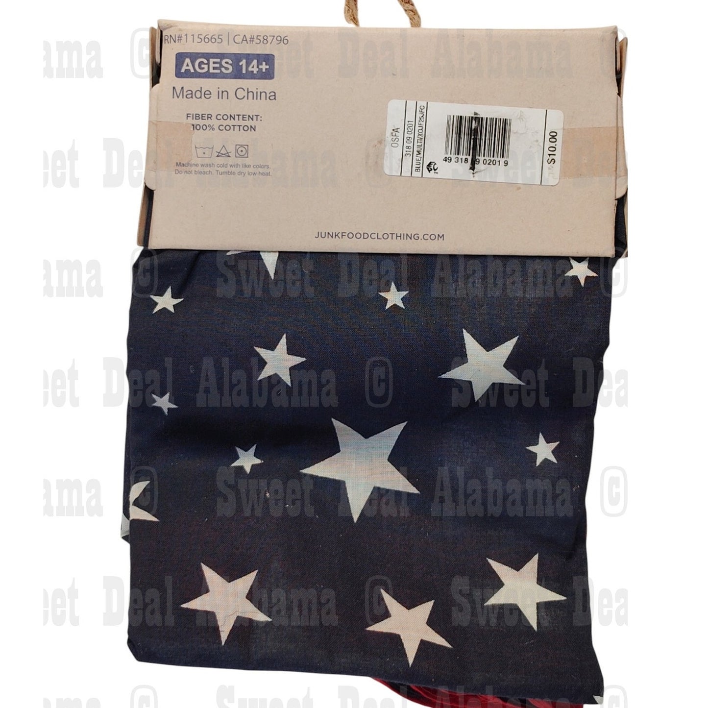2-Pack JFC Bandanas, Blue/Multi/XOJF25JFC, No.318090201