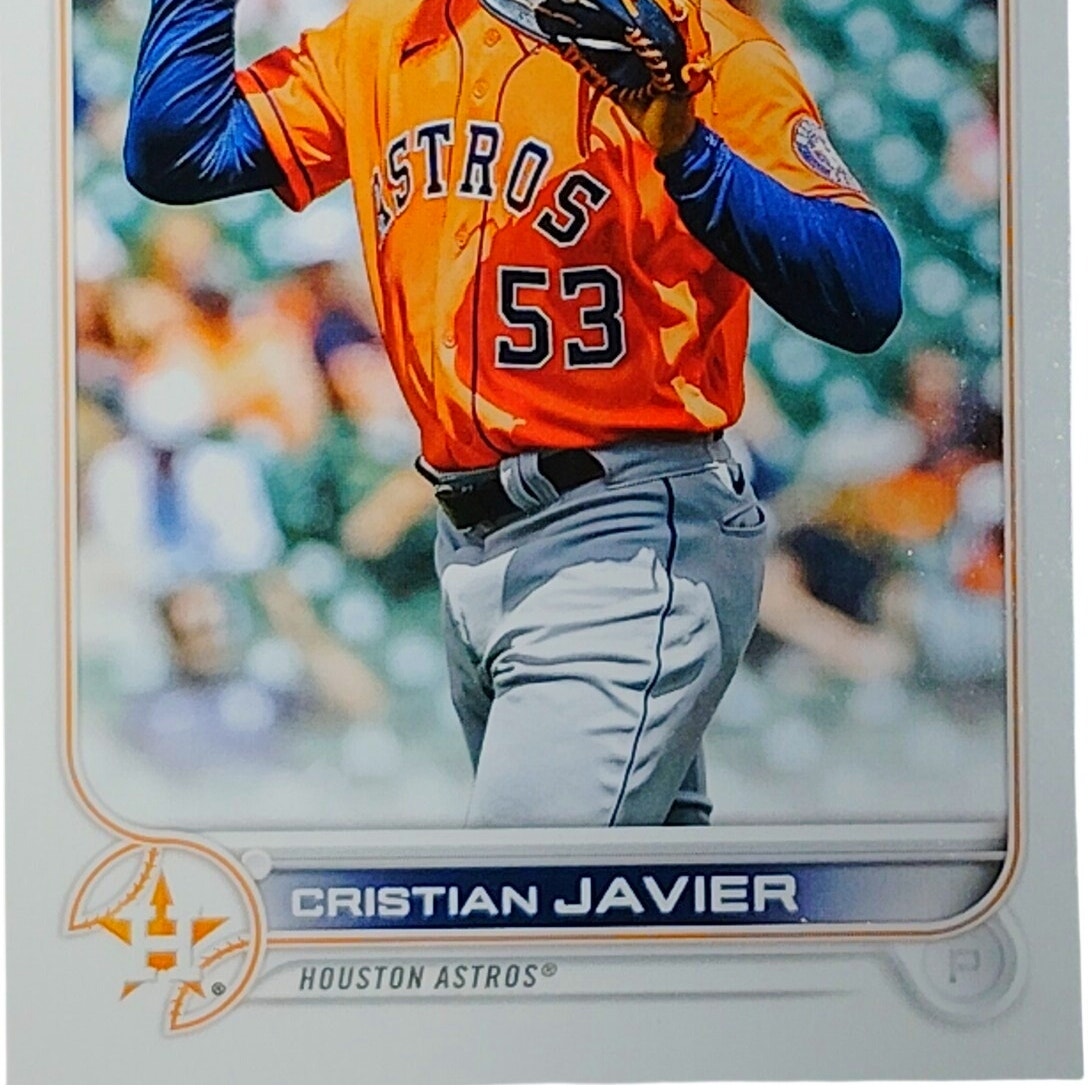 2022 Topps Series 1 #211 Cristian Javier Houston Astros Pitcher - VG/EX