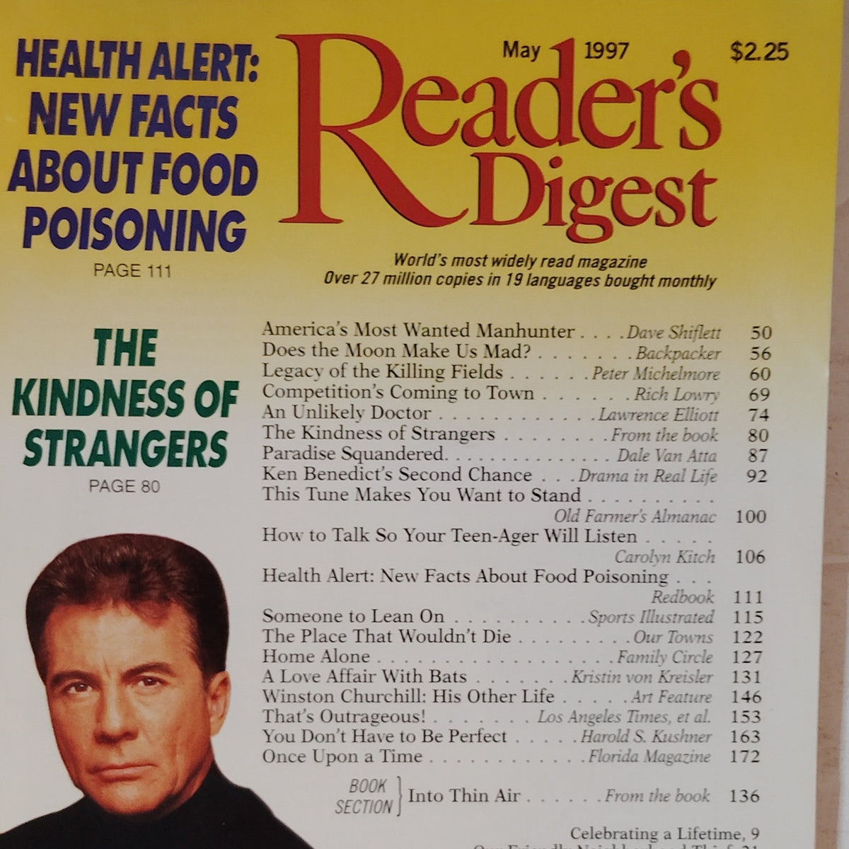 Reader's Digest May 1997 John Walsh America's Most Wanted Vintage Back Issue