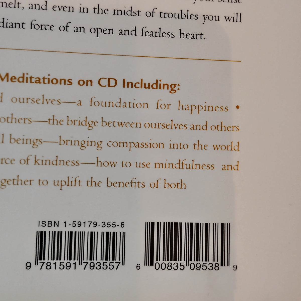 The Force of Kindness by Sharon Salzberg - Hardcover Book with Audio CD