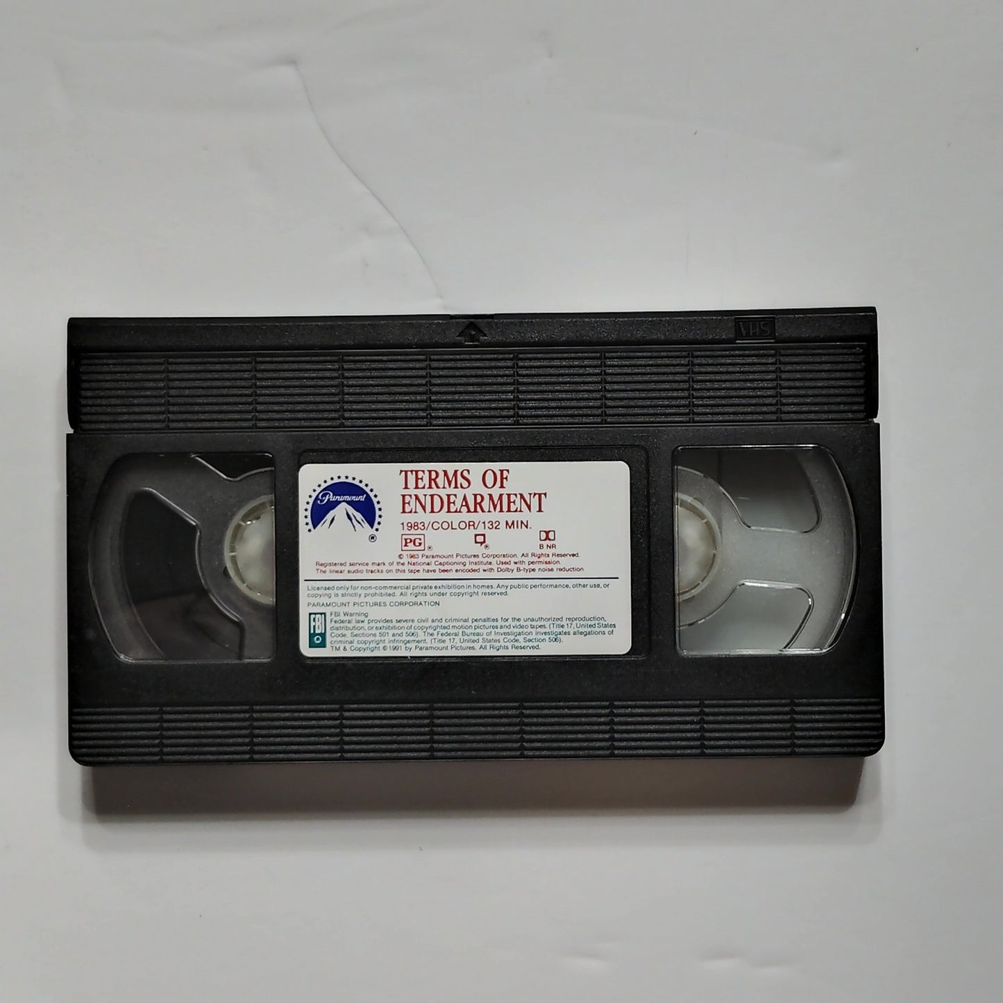 Terms of Endearment VHS 1983 Shirley MacLaine Classic Drama Vintage Movie Tape