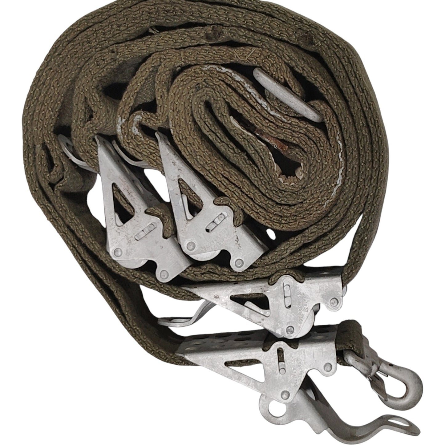 1952–1954 Aircraft Strap Assemblies – Belt & Trim Corp. 8ft w/ 4 43A1736 Buckles