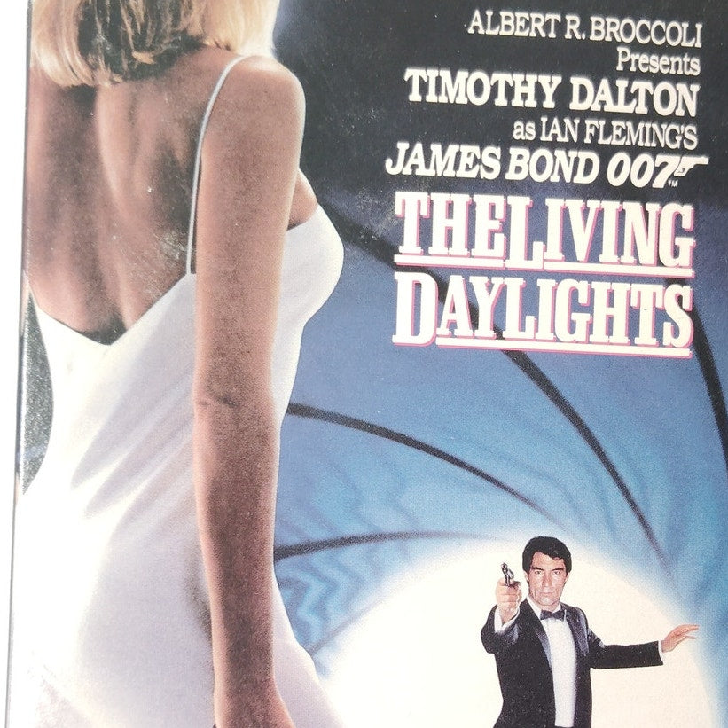 The Living Daylights VHS 1988 Timothy Dalton James Bond Action
