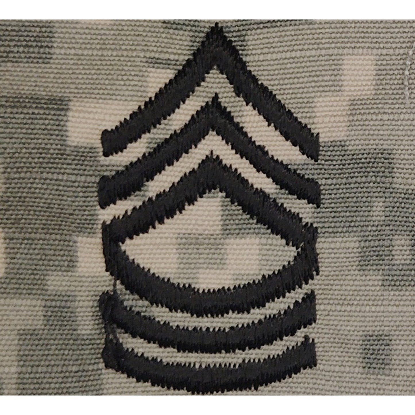 US Army ACU UCP Camouflage Master Sergeant MSG E8 Rank Sew On Patches Strip