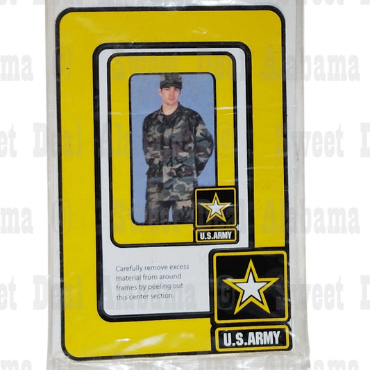 Photo Magnet Frame Set, U.S. Army – Fits 2"x3" & 3"x5" Photos, Peel-Out Center