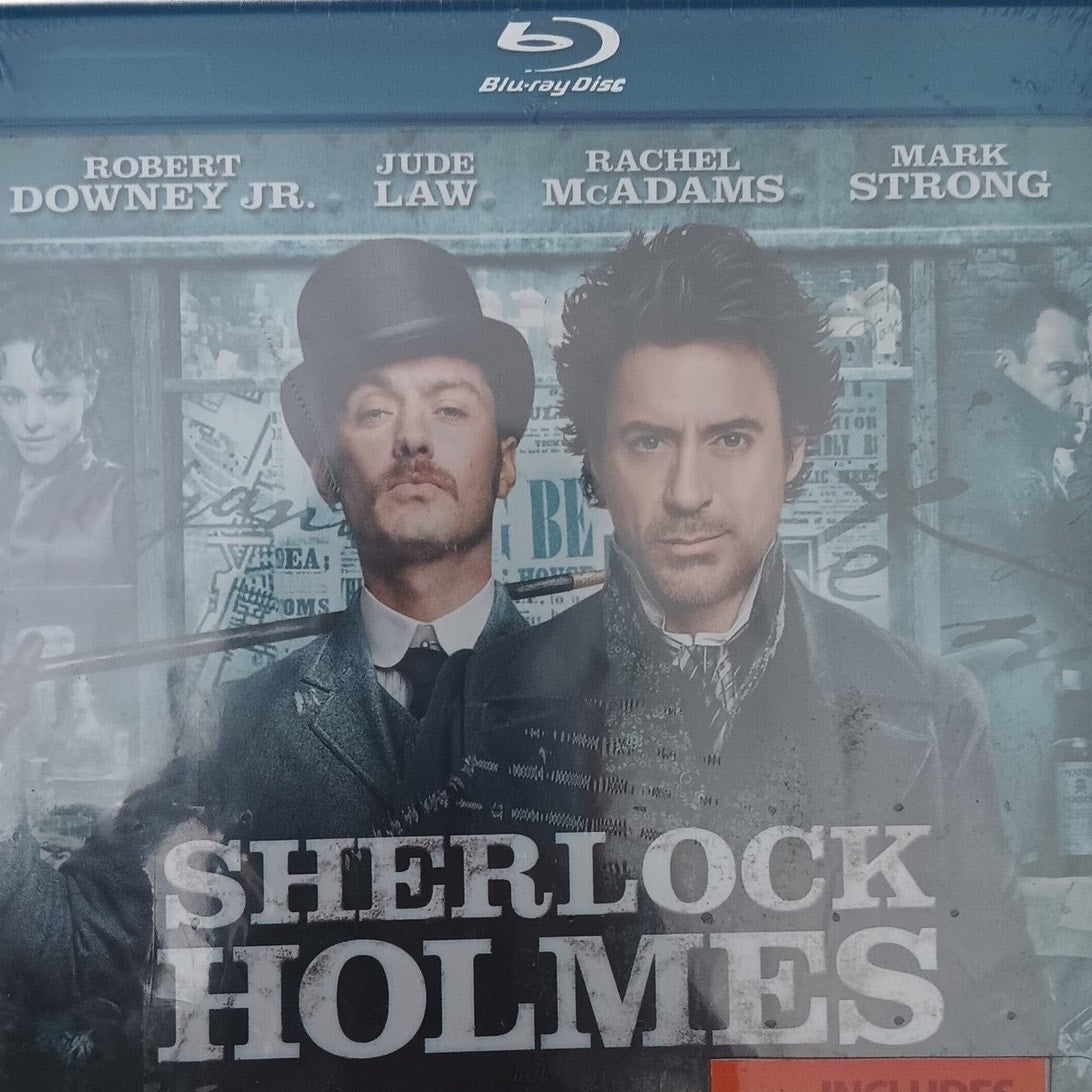 Sherlock Holmes - Blu-ray, 2009 Action Mystery, Robert Downey Jr., Guy Ritchie