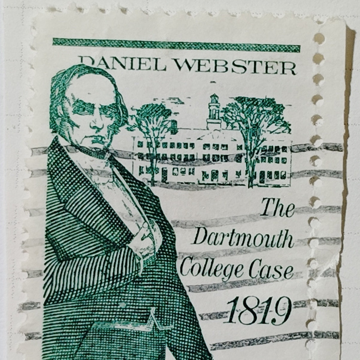 1969 US 6c Daniel Webster Dartmouth College Case 1819 Stamp #1380 Used