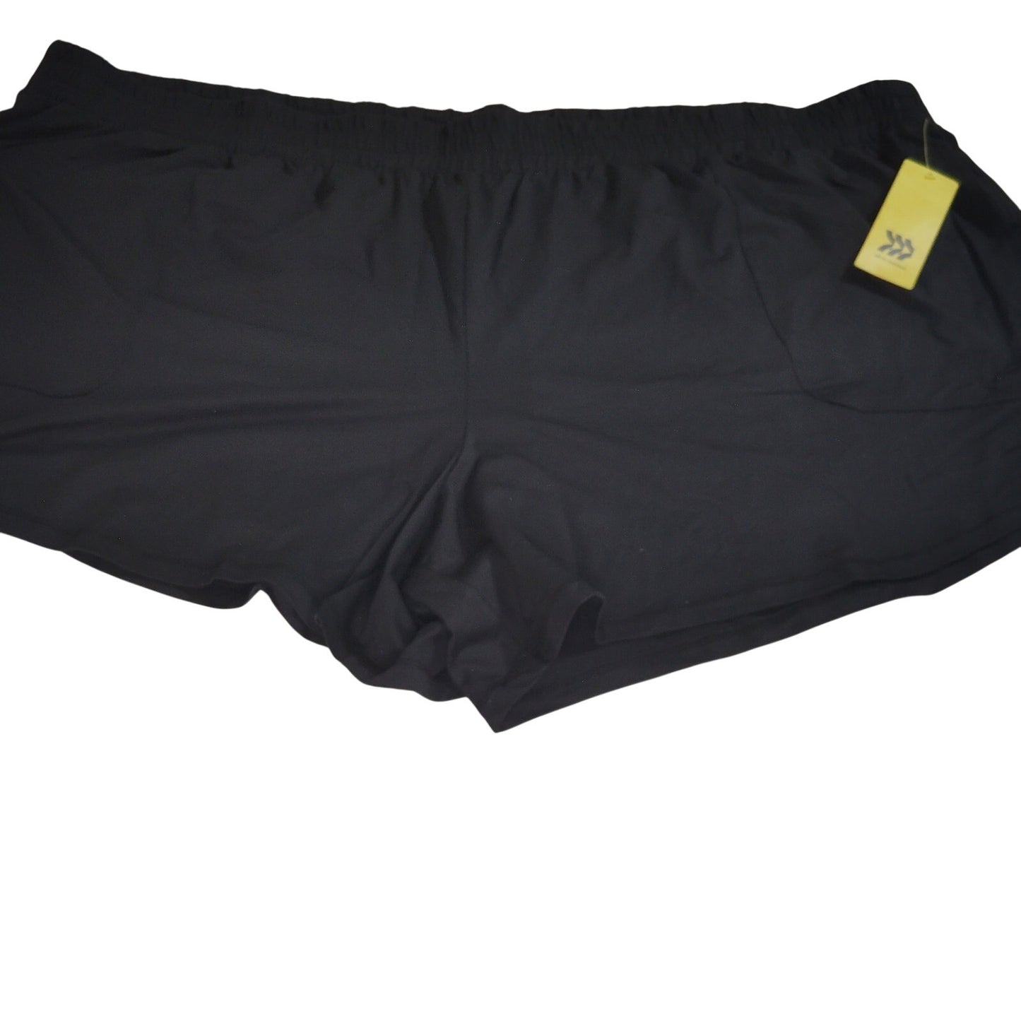 All in Motion Women’s Plus Mid Rise Knit Shorts 5 in Black 4X (28W-30W)