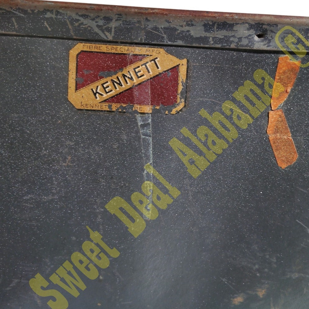 WWII Fibre Specialty Mfg, Kennett Vulcanized Fiber Handle Drawer, 24" x 12" x 9"