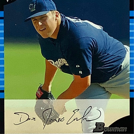 Dana Eveland, Milwaukee Brewers, MLB, Bowman 2005, Card 211, VG
