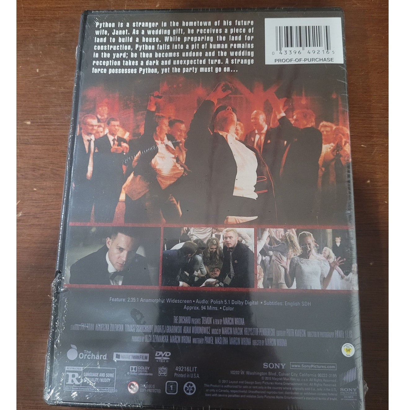 Demon DVD Comedy 2016 Marcin Wrona Polish Dark Humor Drama Psychological Thrills