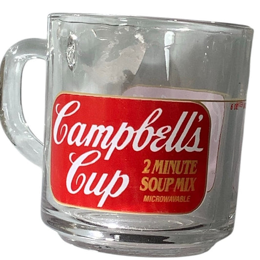 Vintage 3"D x 3-3/8"H, Campbell's Soup 8 Oz Two Minute Soup Cup, 2002