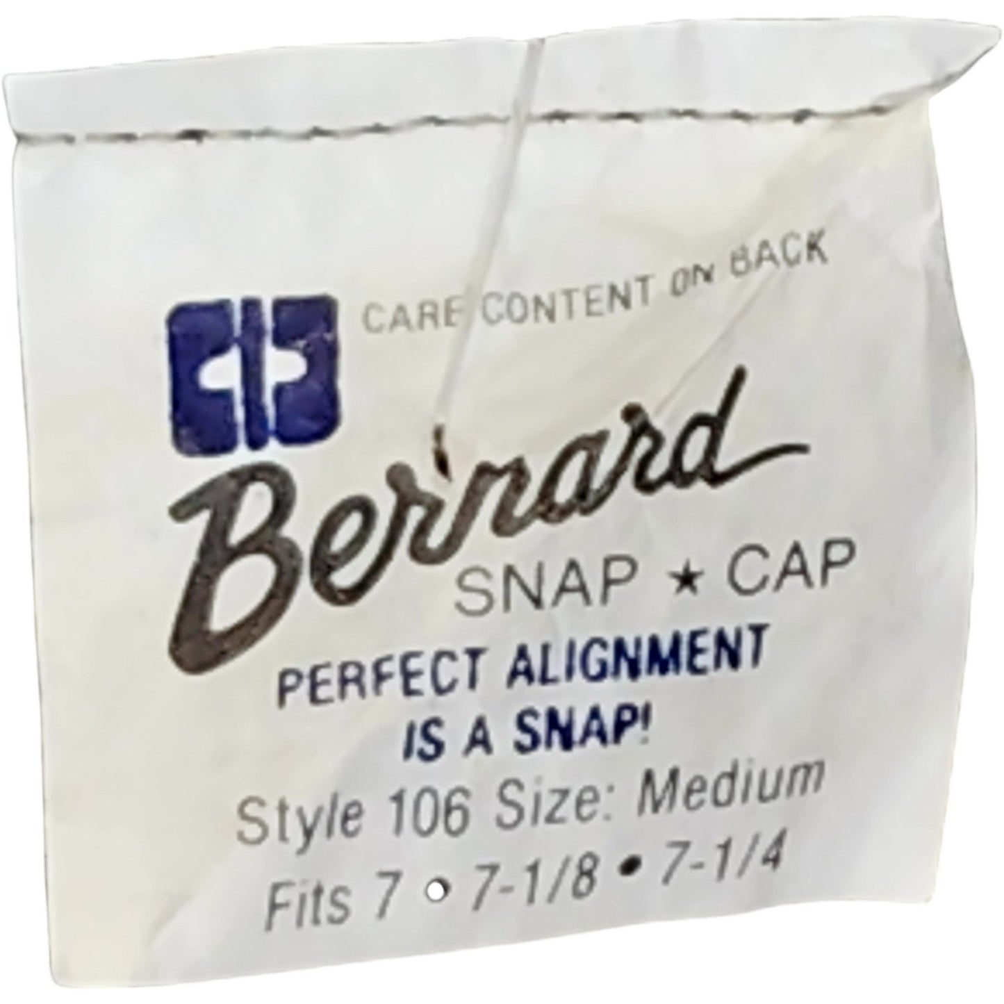 Bernard Cap Co. Snap Cap Crown Cover – Khaki, Size M (7 to 7-1/4), Pre-owned