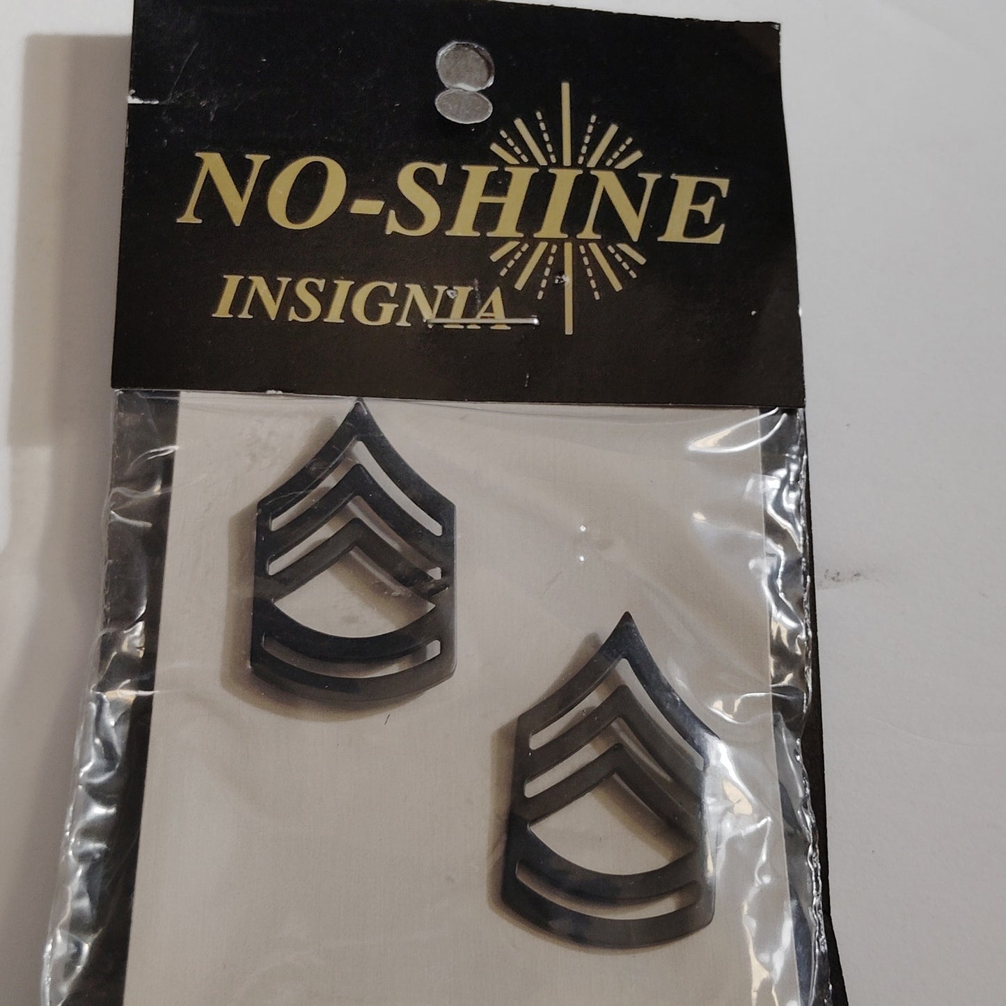 Sergeant First Class SFC E‑7 Subdued Novelty Hat Lapel Pins 13/16" × 1‑3/8"