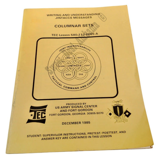 1985 Joint Interoperability Tactical Command and Control: Columnar Sets