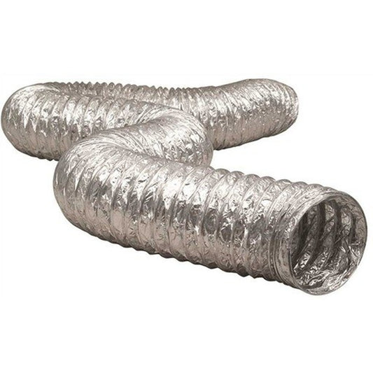 Everbilt 4" × 8 Ft Flexible Aluminum Dryer Vent Duct – HVAC Exhaust Hose