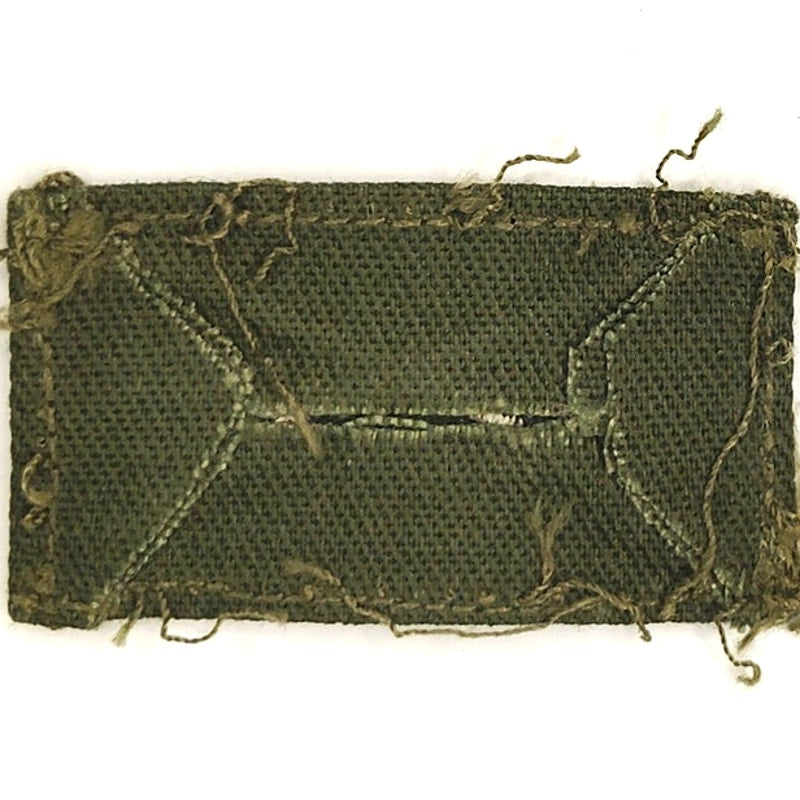 US Army Infantry Branch Insignia Patch Subdued ODG TE 1‑3/4" × 1" Vintage