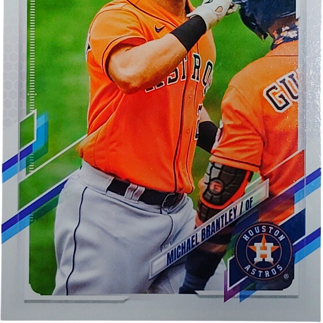 2021 Topps Series 2 Michael Brantley 434 Houston Astros Outfield VG/EX