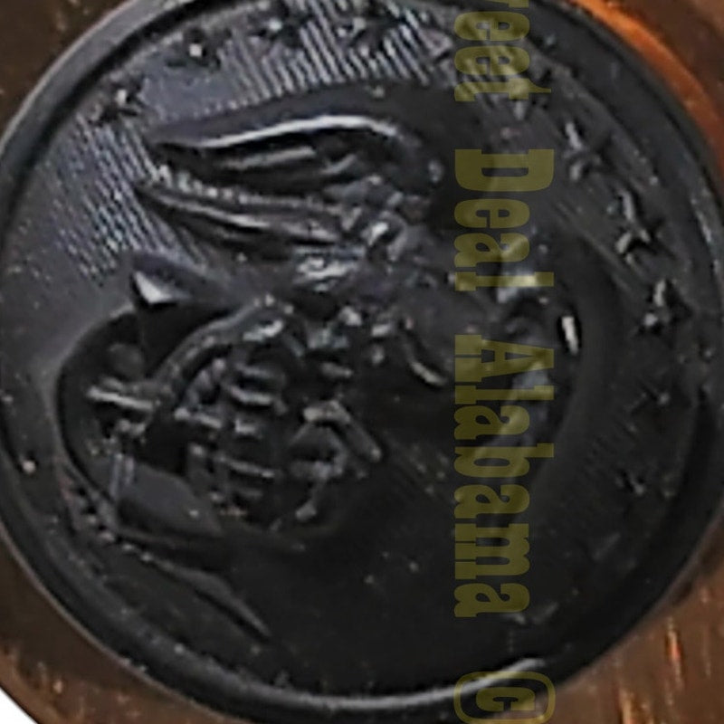 Waterbury Button Company- USMC Screw Post Button for Service Caps, 5/8"D