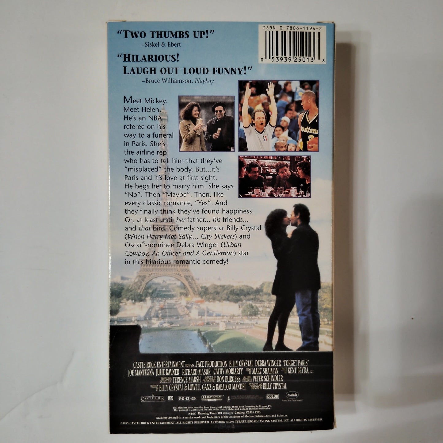 Forget Paris VHS 1995 Billy Crystal Debra Winger Romantic Comedy Turner Home