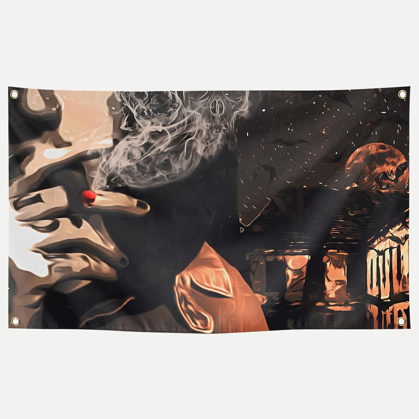 Lil Peep Live Forever Tapestry Wall Flag 3x5 ft Hip Hop Art w/ 3 Grommets