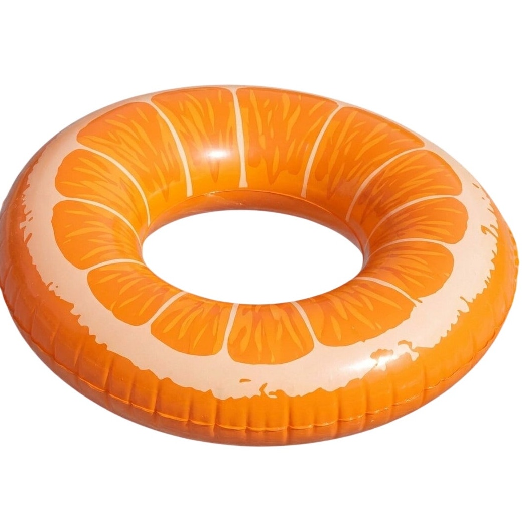 Bestway H2O GO! 30" Orange Slice Swim Ring – Ages 3–6 Kids Pool Float