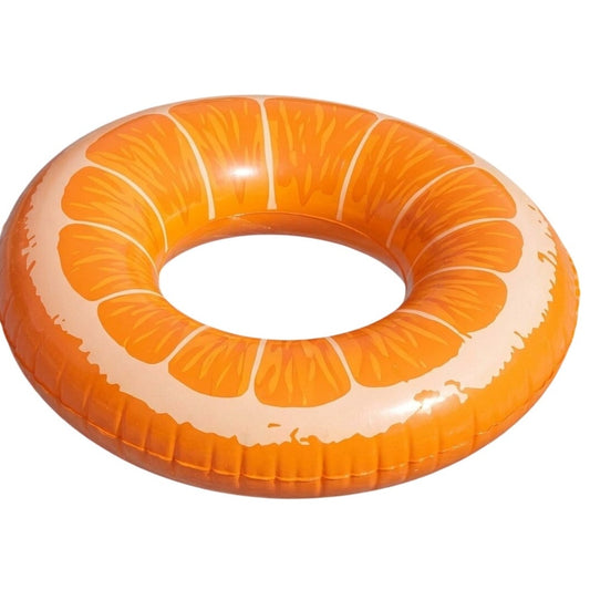 Bestway H2O GO! 30" Orange Slice Swim Ring – Ages 3–6 Kids Pool Float