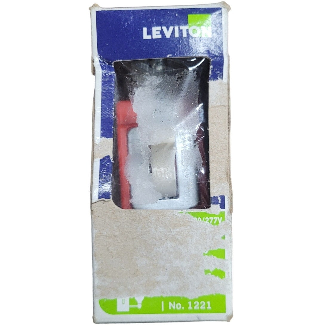 Levition 15/20 Amp Heavy Duty Single-Pole Industrial Toggle Switch, Light Almond