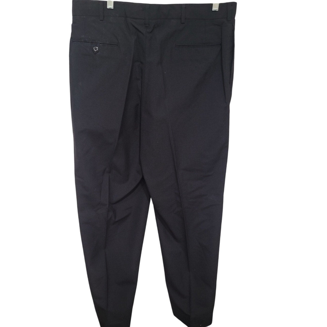 1975 US Military Dress Trousers - 38L - Navy Blue Shade 3346 - 60/40 Poly-Wool