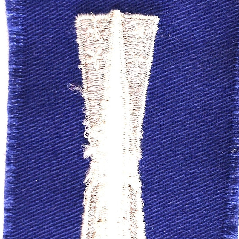 USAF Basic Missileman Novelty Patch 3‑1/2" × 2" Embroidered White on Blue Sew‑On