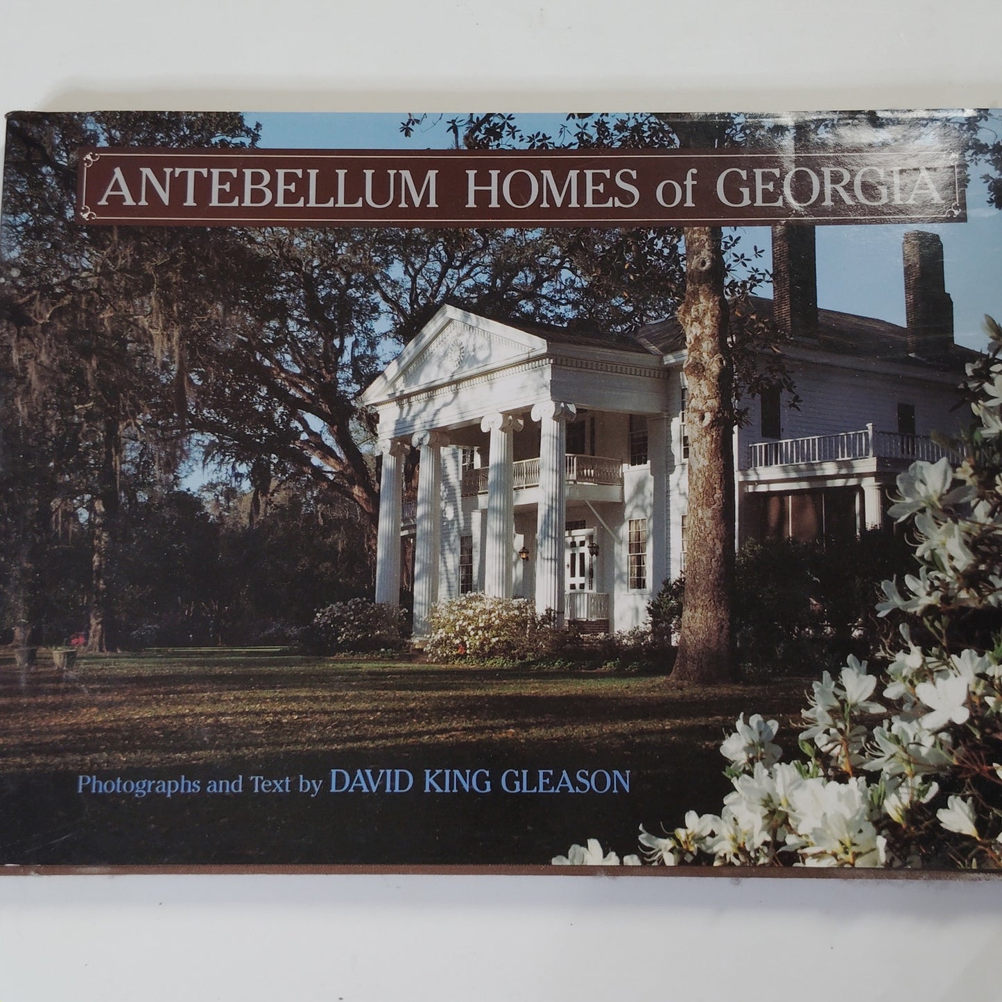 Antebellum Homes of Georgia 1987 Oversized Hardcover Architecture Book 14.5x10.2