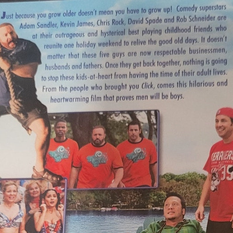 Grown Ups DVD 2010 Adam Sandler Kevin James Chris Rock David Spade Family Comedy