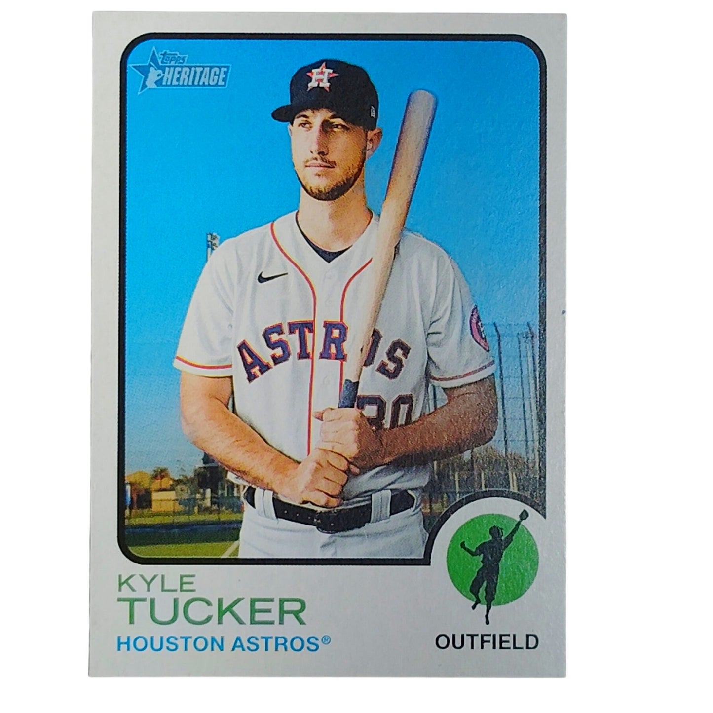 2022 Topps Heritage Kyle Tucker 128 Houston Astros Outfield Baseball VG/EX