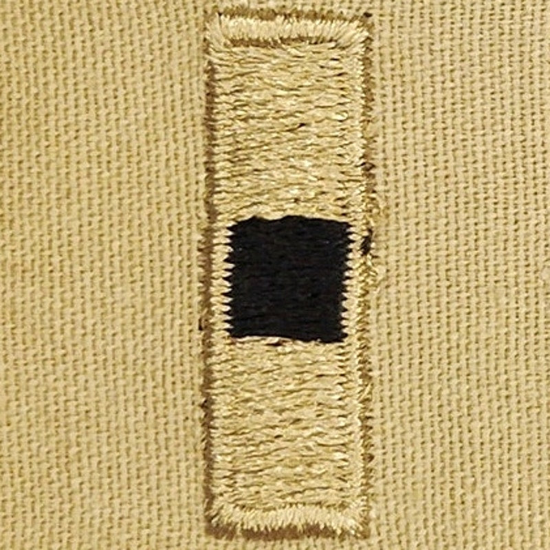 US Army Warrant Officer 1 WO1 Rank Patch DCU Desert Tan Sew‑On 4" × 3"