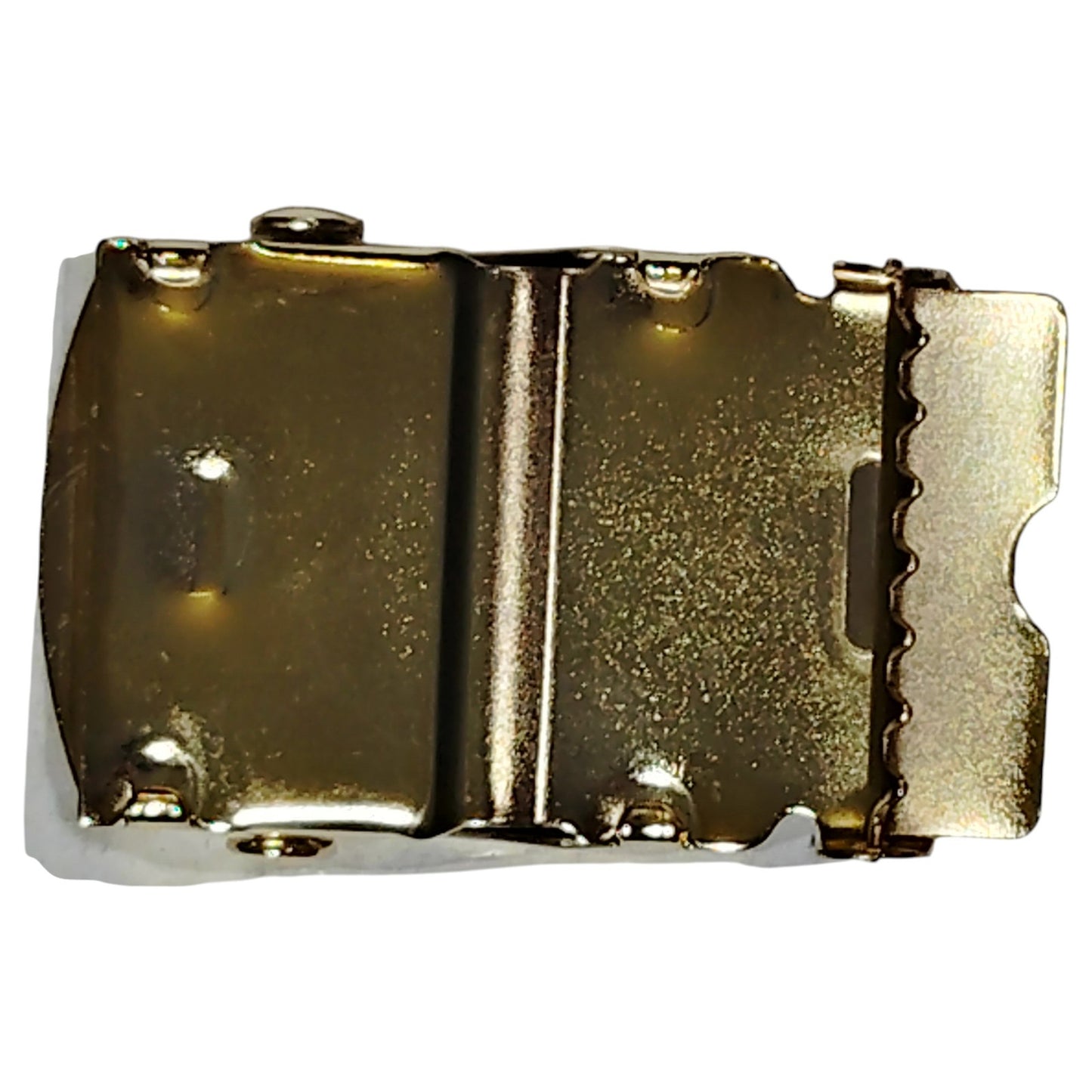 Brass Belt Buckle – 1-5/16" Fits 1-1/4" Web Belts, Unstamped, w/ Protective Film