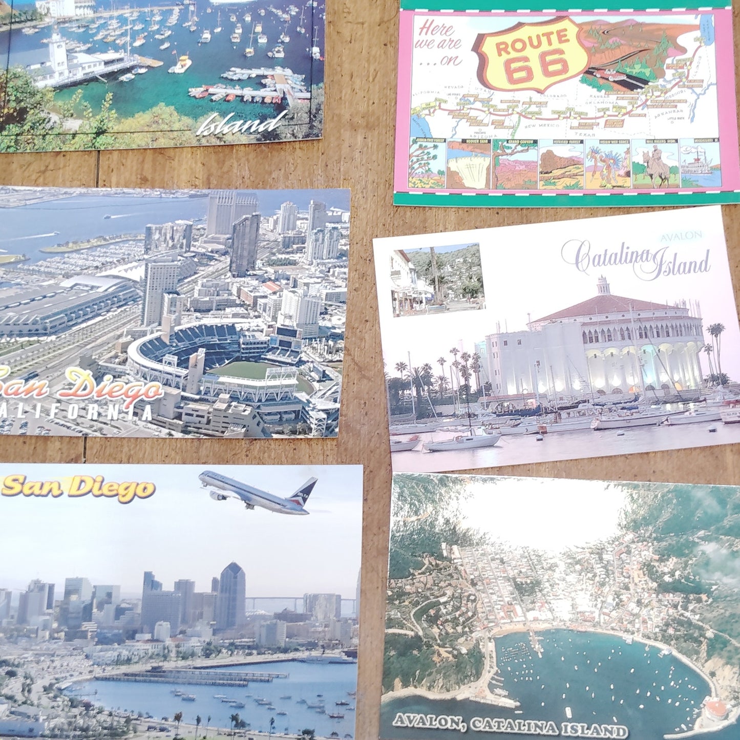 20 VTG Assorted Pacific Travel Souvenir Postcards - Multi-Color Collectible Lot